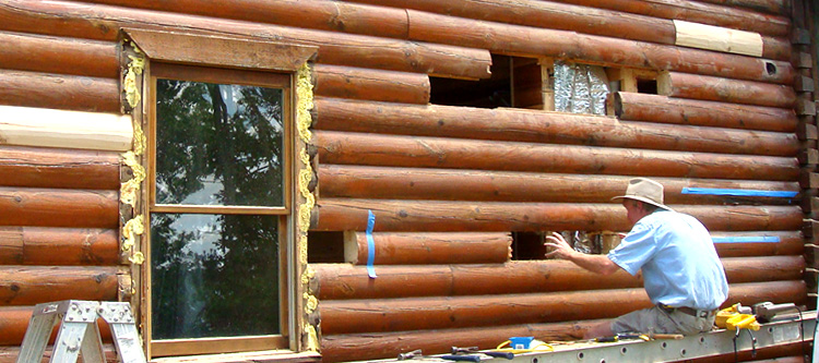 Log Home Repair Marshall, Virginia